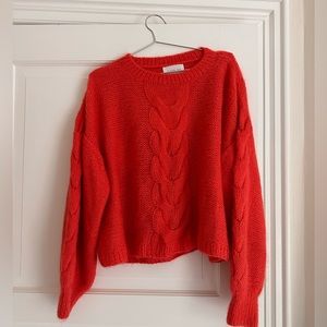 Eleven Six Red Coral Sweater